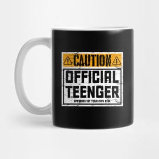 Caution Official Teenager Approach at Your own Risk Mug